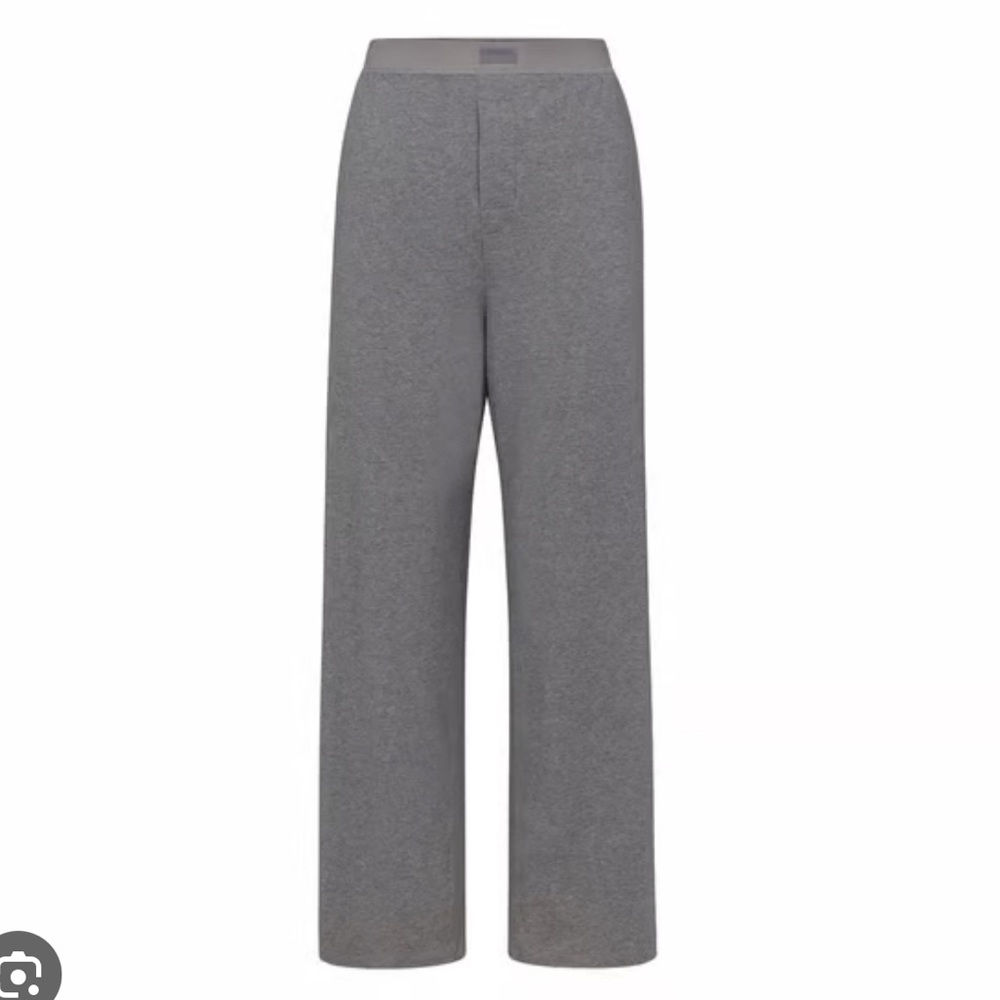Skims Boyfriend Heather Gray Loose Pant